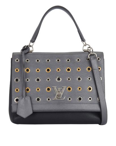 Lock Me II Eyelets Shoulder Bag, front view